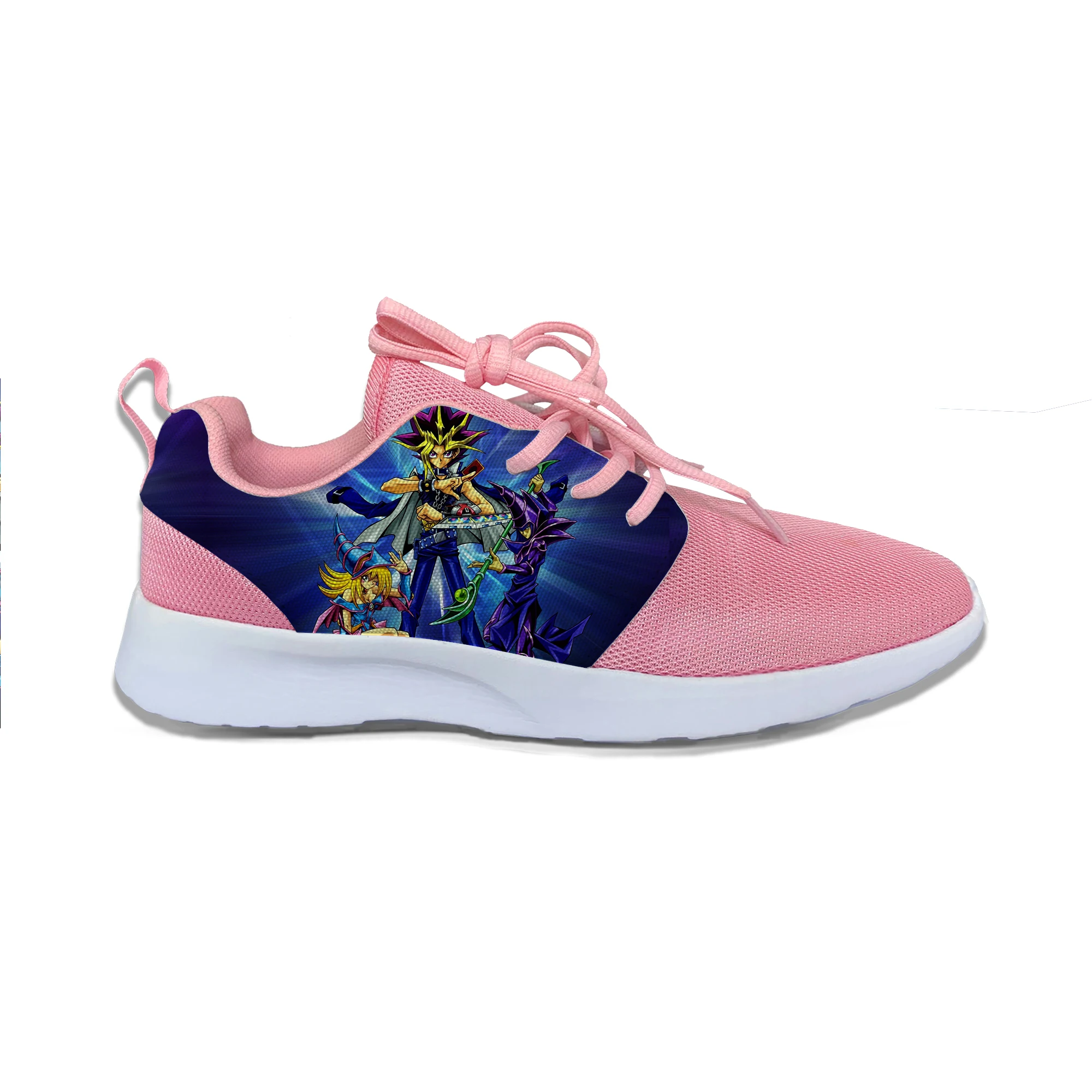 Yu Gi Oh9 Аниме Oh Yu Gi Горячие крутые модные спортивные кроссовки для детей Harajuku дышащие легкие кроссовки юги Муто для мальчиков и девочек - Цвет: Yu Gi Oh9