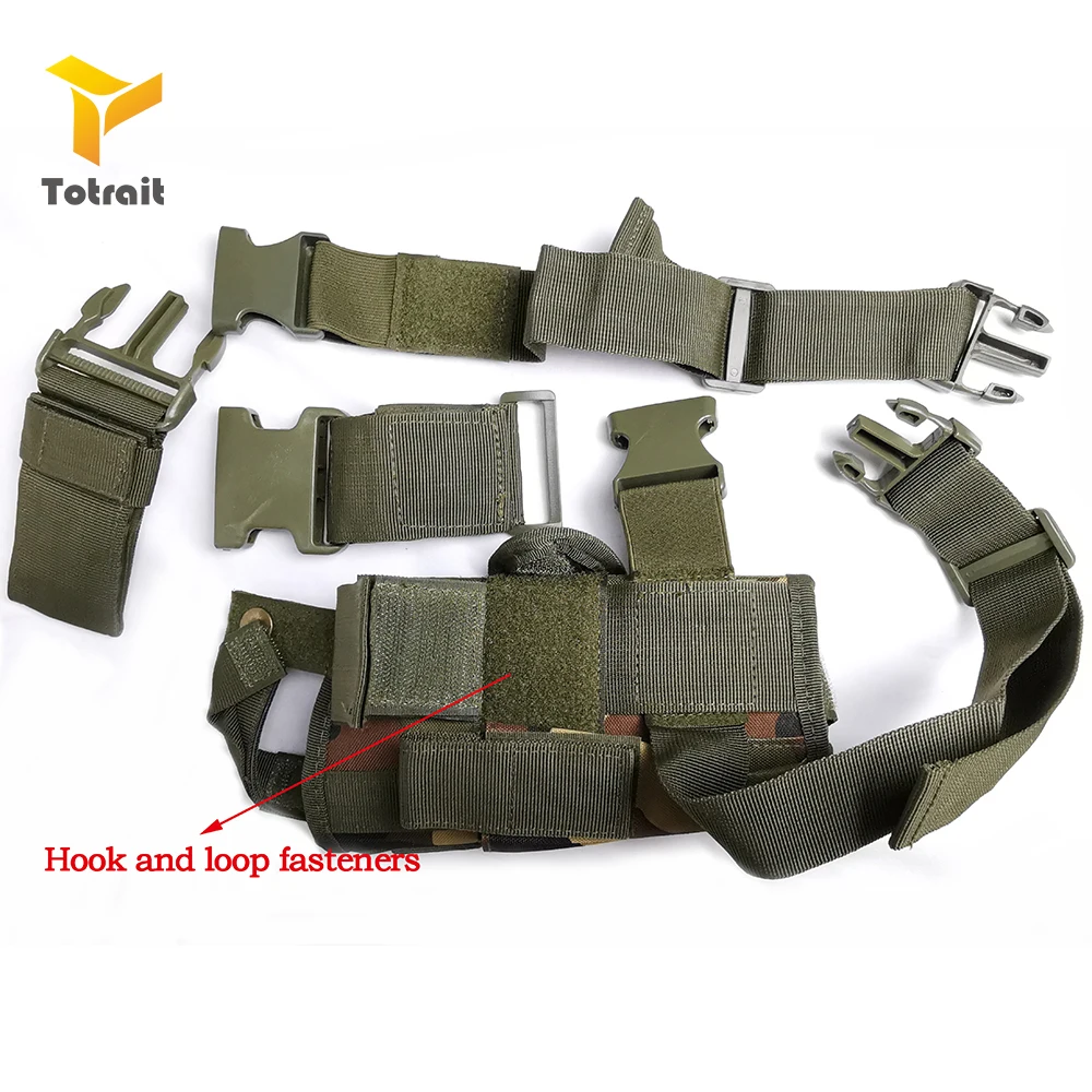 TOtrait нейлоновая кобура для охоты Airsoft кобура для пистолета, кобура на бедро, чехол, регулируемый магический ремень, кобура для универсального пистолета