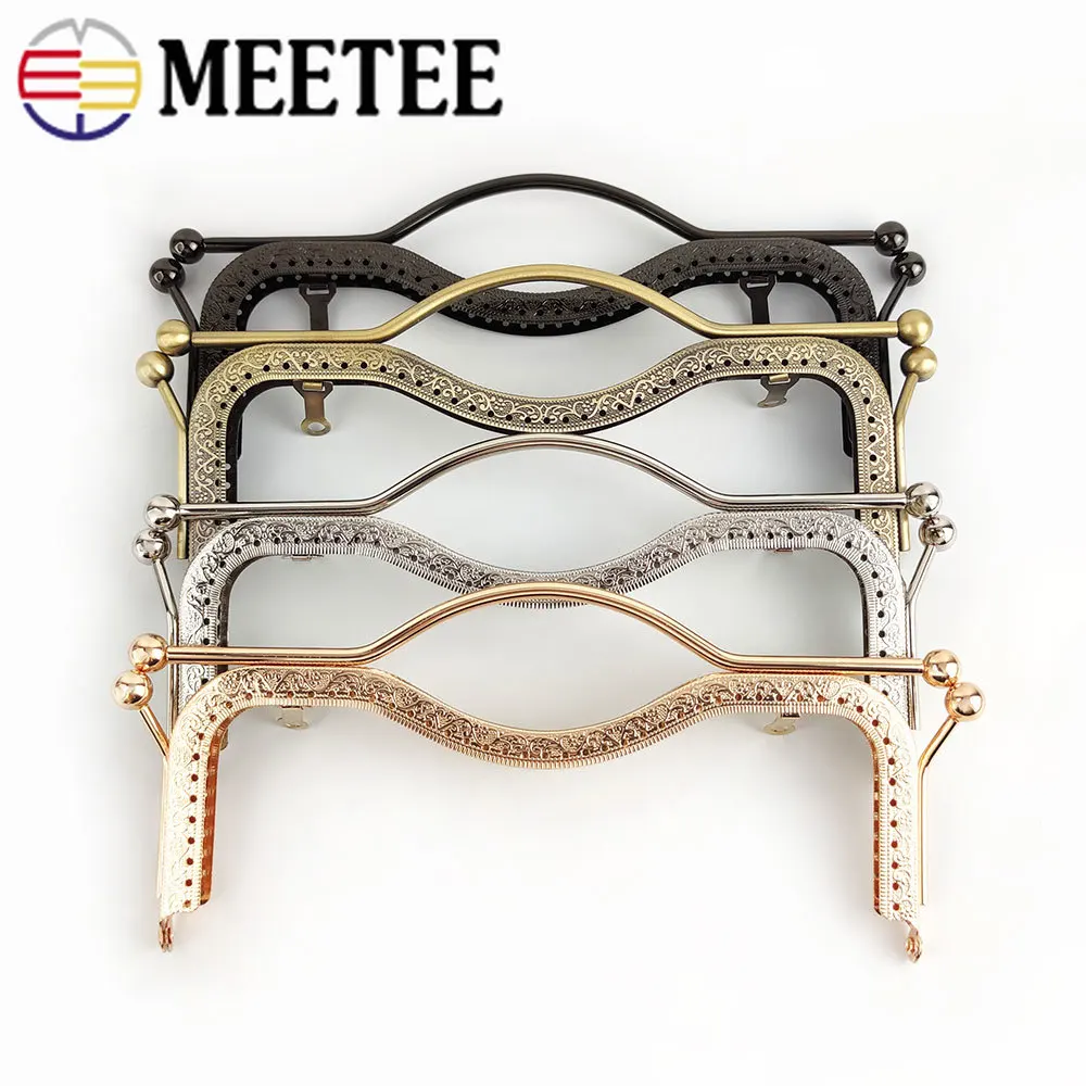 Meetee 1 шт./5 шт. 20 5/27 см Ретро металлическая рама для сумок застежка пряжка кошелька