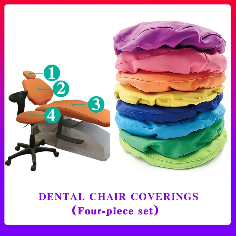 Kaufe 4 Teile/satz Hohe Elastische Dental Einheit Abdeckungen Dental Stuhl  Sitz Abdeckung Schutzhülle Protector Kit