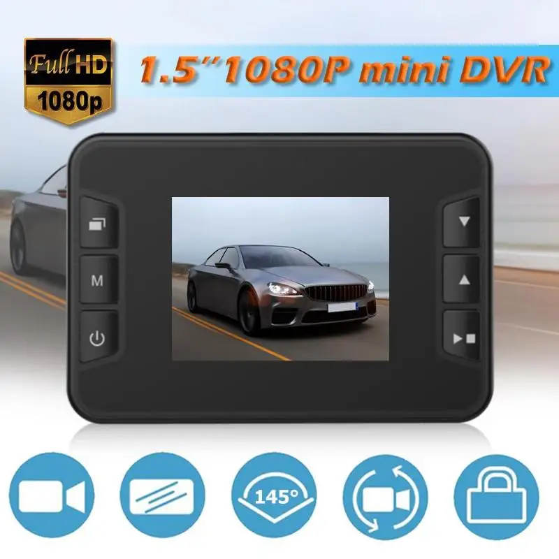 HR802B мини FHD 1080p WiFi Автомобильный видеорегистратор Камера AR0237 сенсор 1,5 дюймов Dashcam