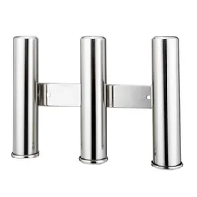 Удочка для рыболовной лодки держатель морской лодки рейку 3 держатели стержня поручень из нержавеющей стали крепление зажим для лодки Байдарки плот яхты