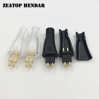 

50Pairs Upgrade Earphone Male Pin Adapter Copper Plug Headphone Audio Jack for FOSTEX TH900 MKII MK2 TH909 TR-X00 TH600 TH610