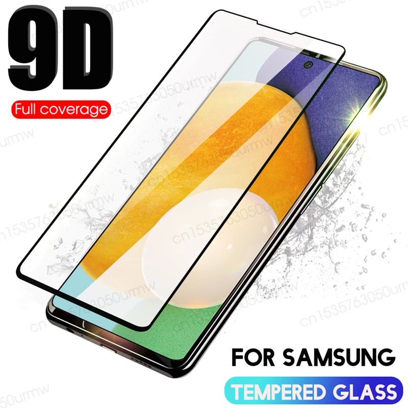 9D Tempered Glass For Samsung Galaxy A71 A51 A52 A21S Screen
