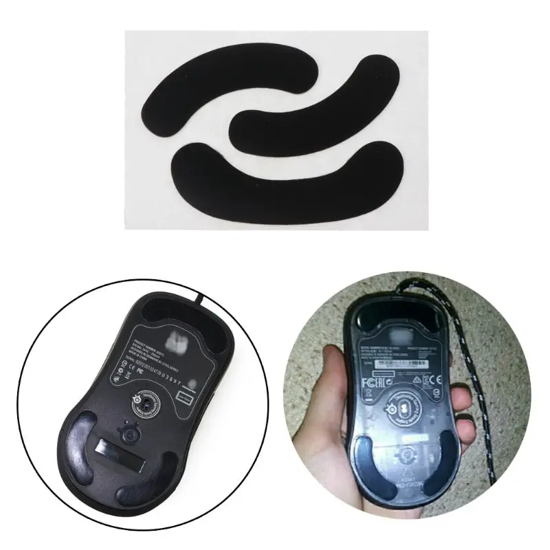 

1 Set 0.6mm Thickness Replace Curve Edge Mouse Feet Mouse Skates for SteelSeries XAI / Sensei / RAW / MLG Mouse