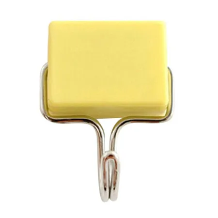 1pc Magnetic Hanging Hooks Home School Locker Refrigerator Storage Hanger Keys Organizer Rack Space Saver Megnet Hooks#SYS - Цвет: YELLOW