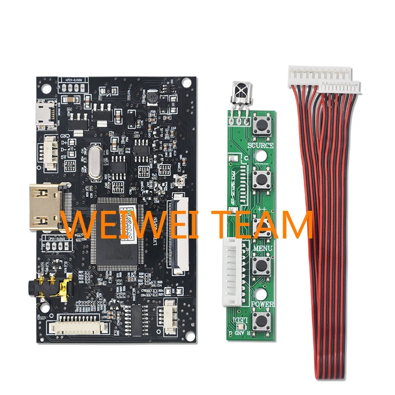 Wisecoco 8 дюймов HJ080IA-01E 1024*768 ips ЖК-дисплей для Raspberry Pi 3 HDMI LVDS привод плата динамик Выход наушники интерфейс