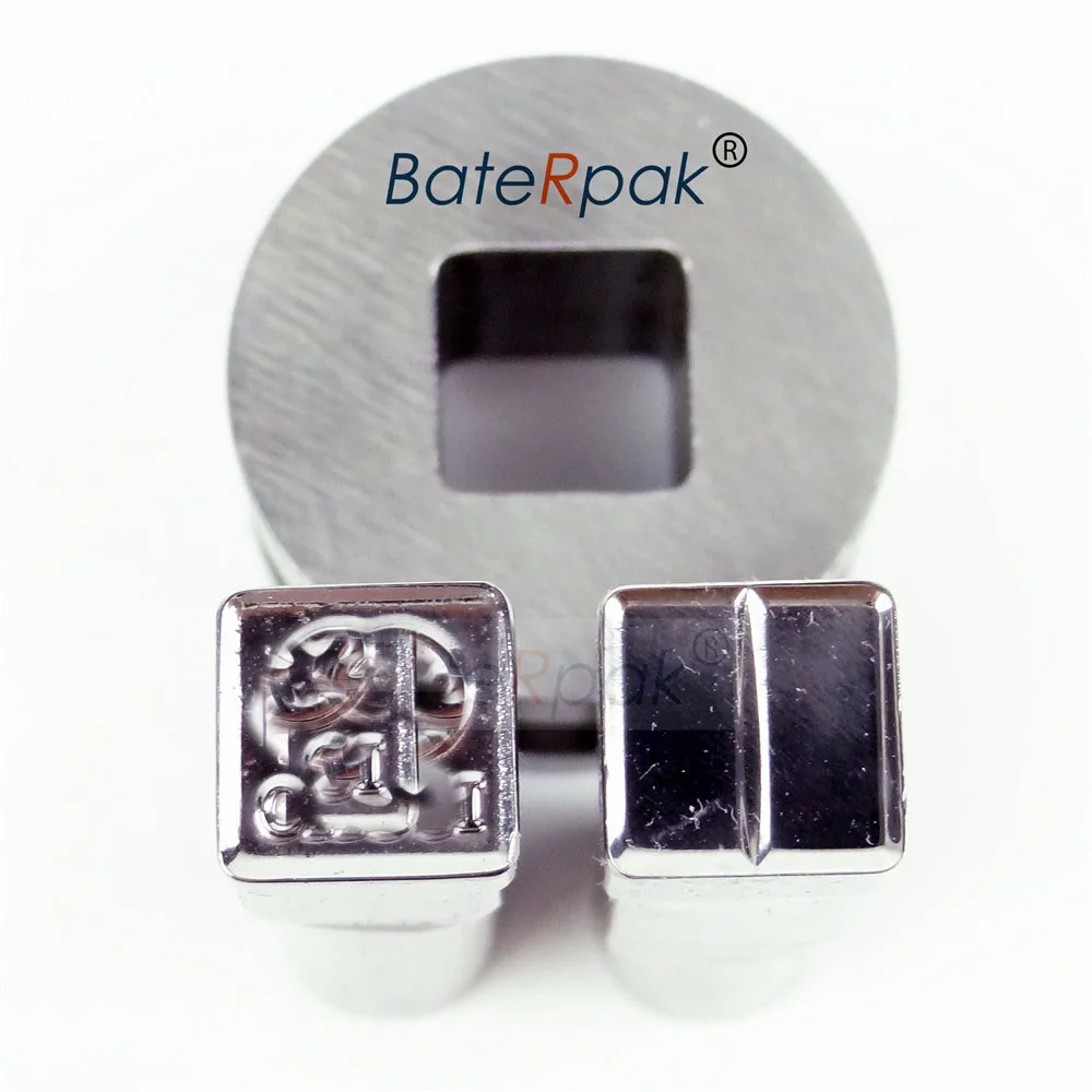 

C break line Milk Tablet Die 3D Punch Press Mold Candy Punching Die Custom Logo Calcium Tablet Punch Die 10.4*10.4mm