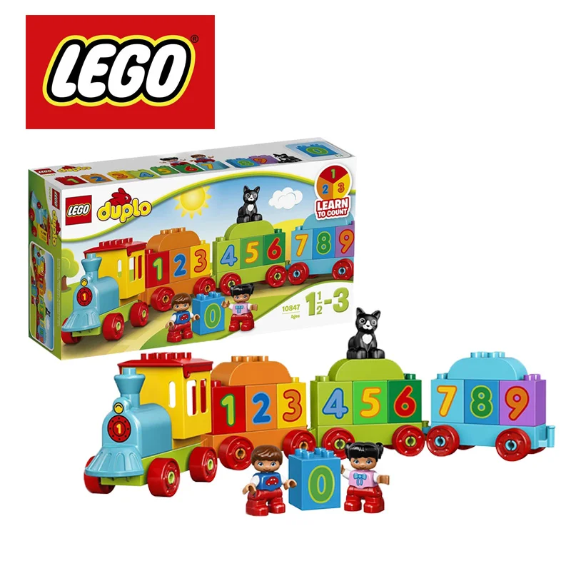 lego duplo learn to count train