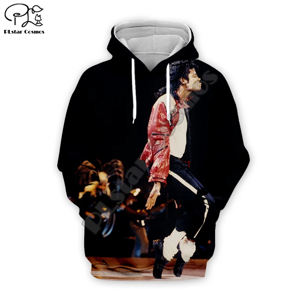 

PLstar Cosmos Pop King Michael Jackson casual Streetwear Pullover colorful 3DPrint Zipper/Hoodies/Sweatshirt/Jacket/Men Women s7