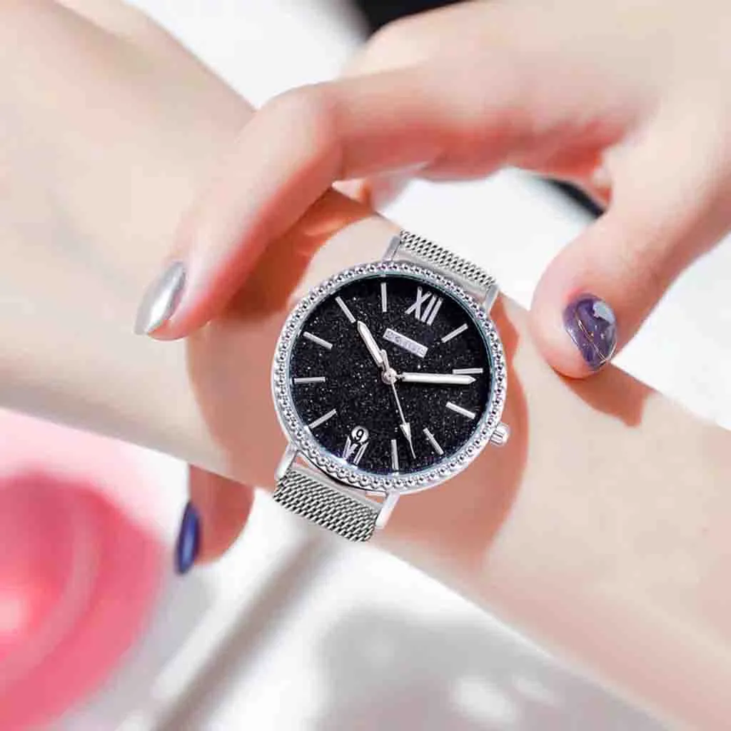 

Hot Sell Women Watch High Quality Ladies Watch Brand Quartz Wristwatch Luxury Stainless Steel Woman Watches Relogio Feminino #W