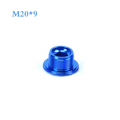M20 Bule RISK 1 шт. M18/M20 Кривошип крепежные болты велосипедные болты полые крепления Кривошип рукоятки болт крышка винт MTB Кривошип горного велосипеда - Цвет: M20 Bule