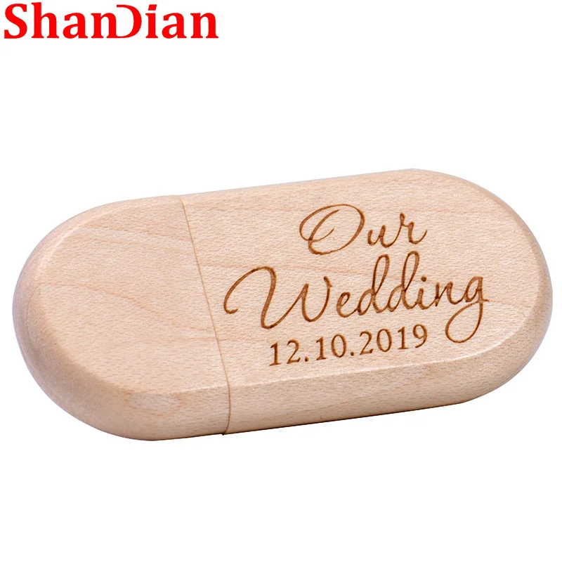 Флеш-накопитель SHANDIAN деревянный USB 2 0 4G 8 ГБ 16 32 64 128G в подарок | Компьютеры и офис