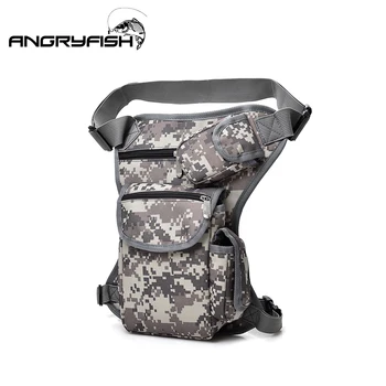 

Angryfish Fishing Bags Outdoor Sports Multifunction Nylon Fishing Lure Bag Waist Pack Camping Hiking Fishing Tackle Bag