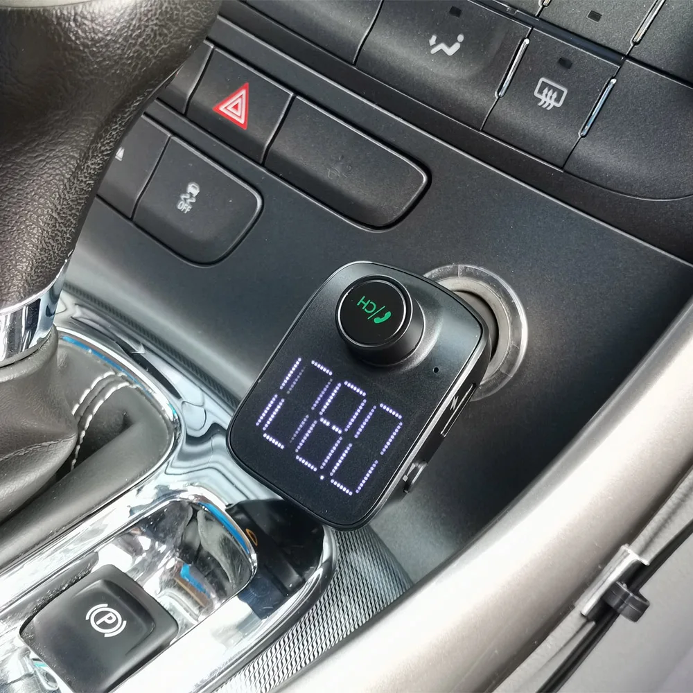 Автомобильный комплект AGETUNR T15 Bluetooth V5.0, комплект громкой связи, fm-передатчик, MP3 музыкальный плеер, двойное USB Автомобильное зарядное устройство, USB музыкальный плеер
