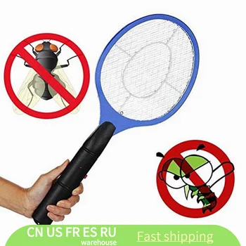 

Mosquito Swatter Electric Summer Hot Cordless Battery Power Fly Mosquito Swatter Bug Racket Insects Killer Электромухобойка