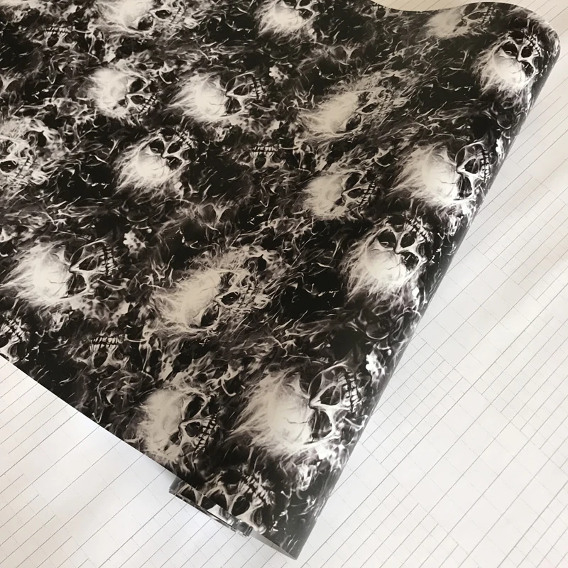 Skull Sticker Bomb Vinyl Film Wrap-2