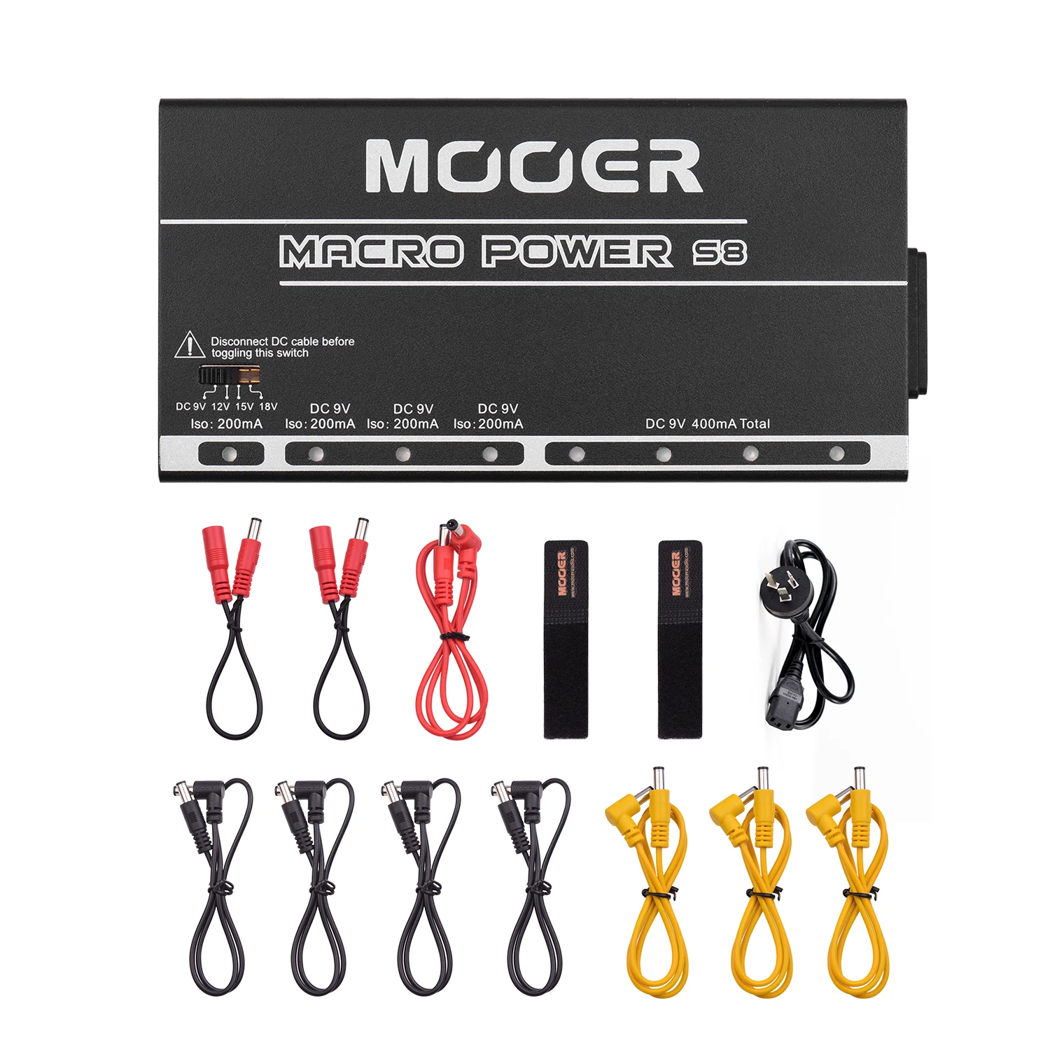 MOOER MACRO POWER S8 профессиональный гитарный эффект источник питания станция