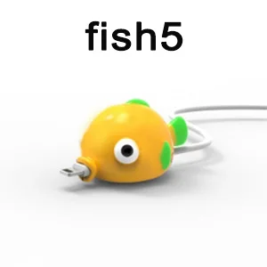 fish5 SOVIWN Кабельный органайзер ПВХ провод Чехол Органайзер милый мультфильм 1 шт. кабель протектор USB зарядное устройство чехлы для IPhone кабель зарядного устройства - Цвет: fish5