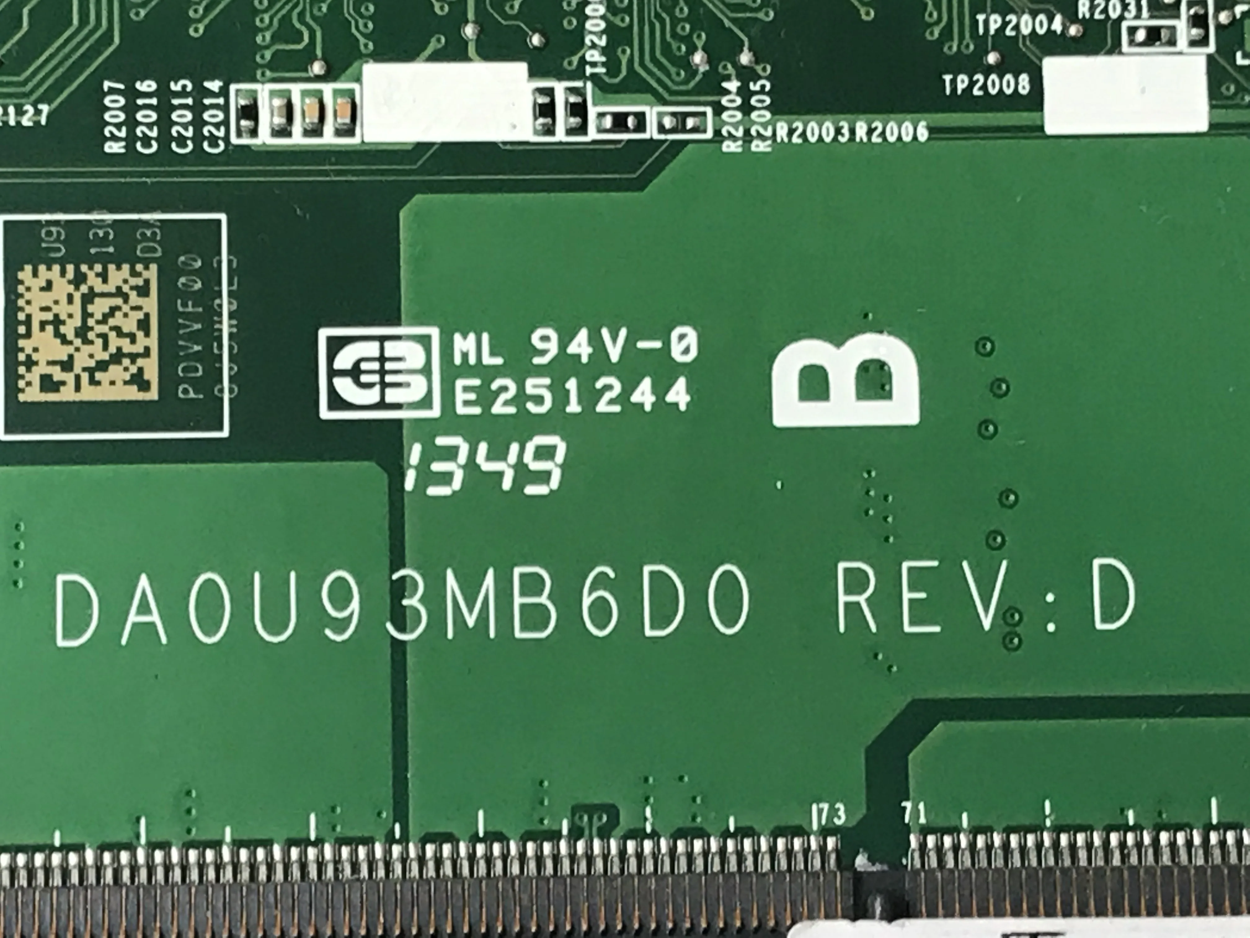 

DA0U93MB6D0 REV : D для HP PAVILION 15-N, материнская плата для ноутбука с процессором A6-5200M + GPU уже протестирована