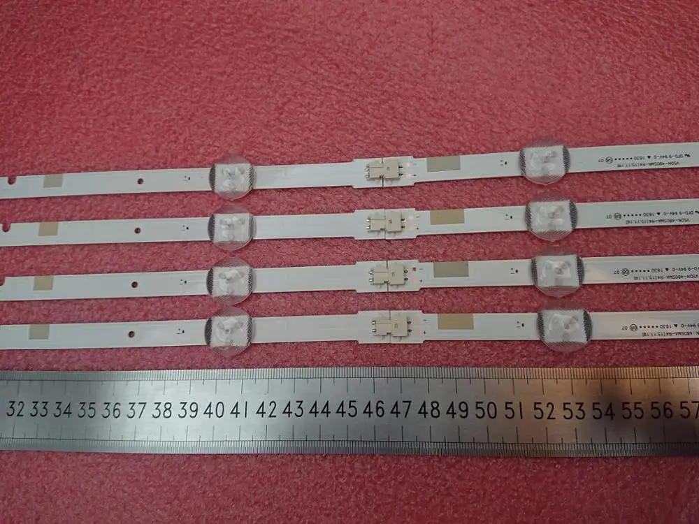 Комплект 8 шт. светодиодный подсветка полосы для samsung UN48J5000AF BN96-37296A 37297A SVS48 FCOM V5DN-480SMA-R4 V5DN-480SMB-R4
