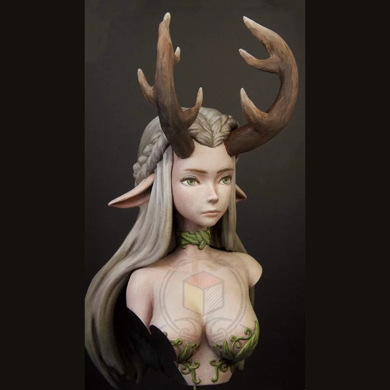 Details about   Resin Figure Kit Princess of the Forest Resin Bust Unpainted Garage Resin Kit 