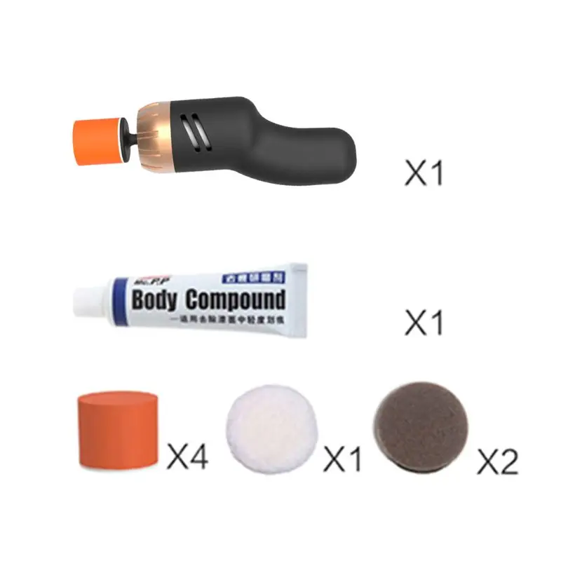 

1 Set Car Electric Polisher Cleaning Polishing Waxing Machine Portable Automobile Surface Scratch Repair Auto Care Tool