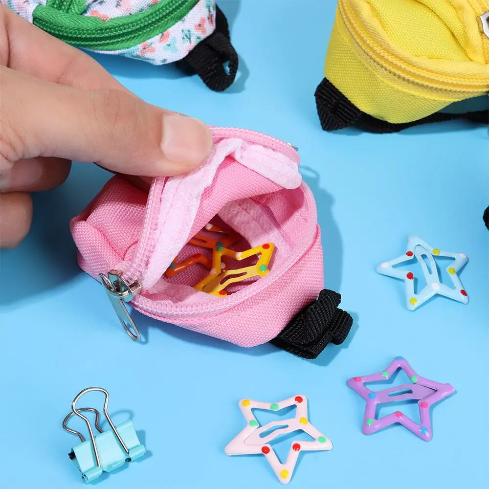 Mini Cloth Doll School Backpack for 1/6 BJD Dolls