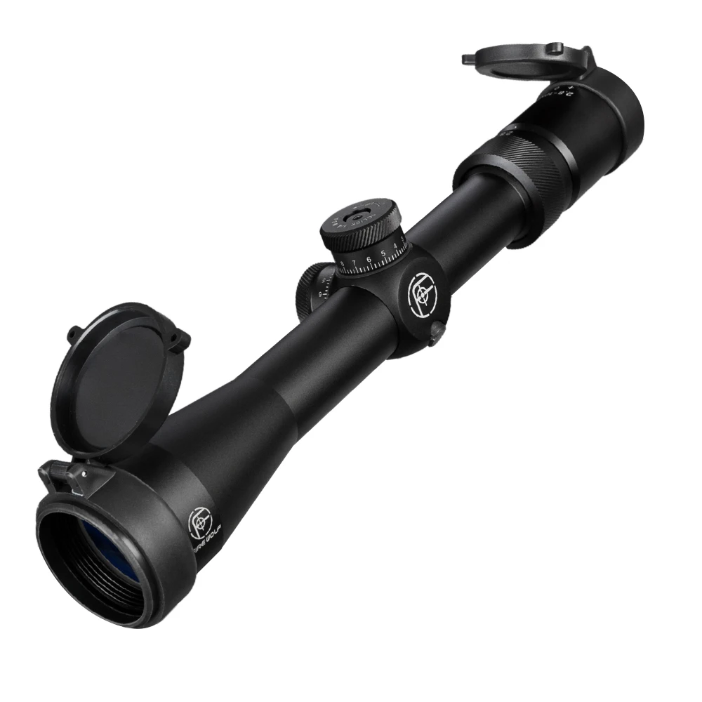 Fire Wolf 2.8-10X40 Riflescopes Hunting Green Reticle Optical Sight Hunting Rifle Scope Airsoft Air Guns Scopes