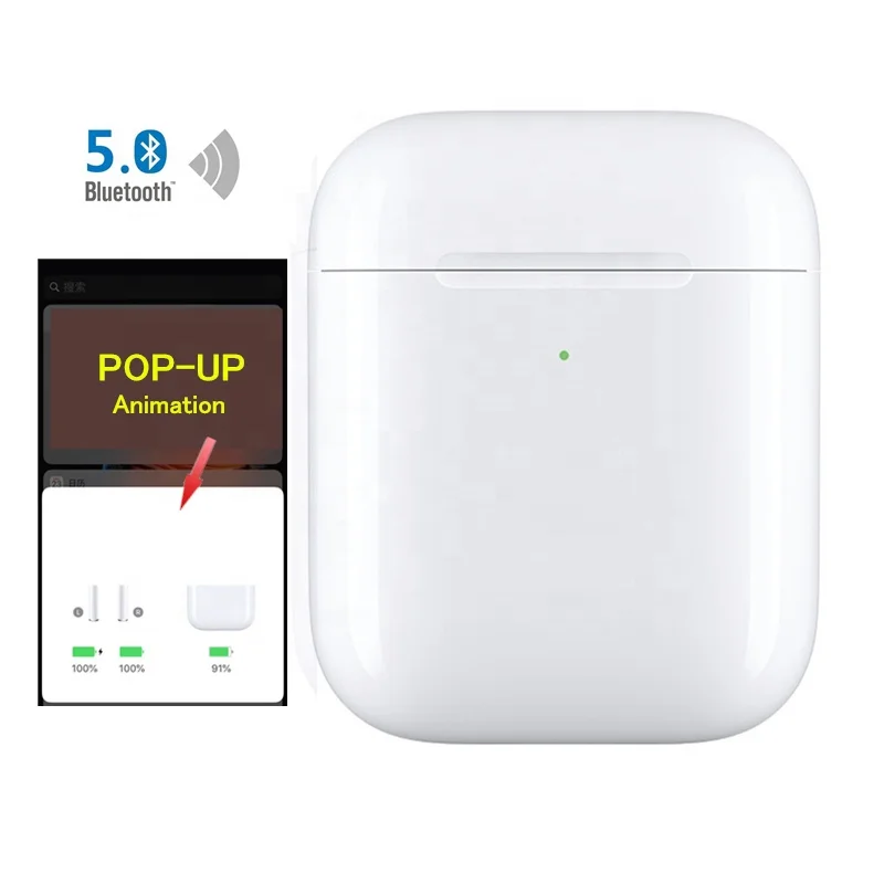 

i50000 air 2 Bluetooth Earphones Smart Sensor Wireless Charging Headset Premium Sound Earbuds 1:1 Apods 2
