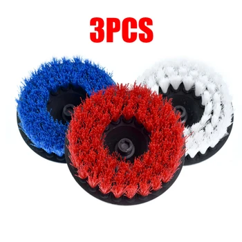 

3pcs set Brush 5" Cleaning For Car Carpet Mat For glass leather furniture Durable