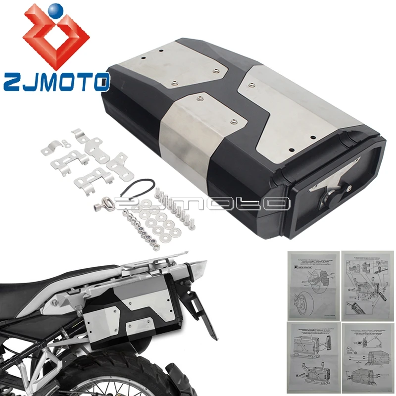 42LWaterproofDecorativeAluminumMotorcycleToolBoxKitCustomFor