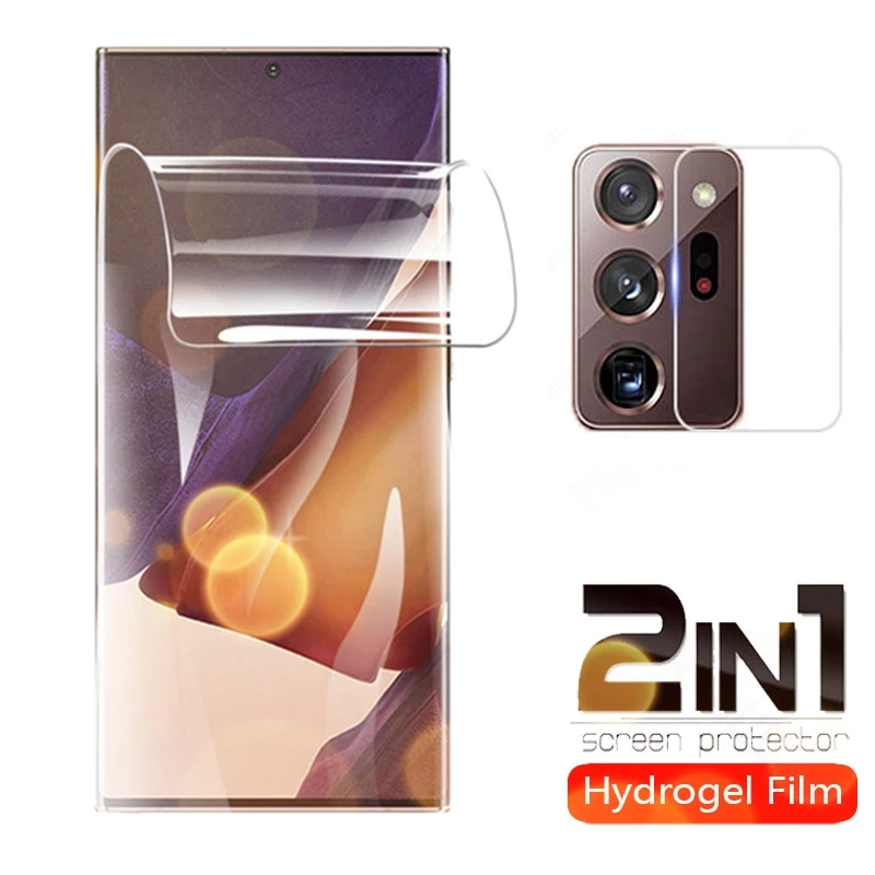Per Samsung Galaxy Note 20 Ultra Vetro Idrogel Pellicola Protetor Schermo Galaxy S20 Fe/ S20 Plus /S20 Ultra Macchina Fotografica Di Vetro
