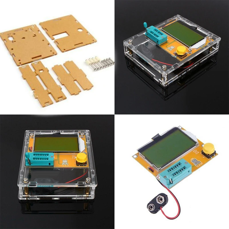 Прочный LCR T4 Mega328 Транзистор тестер Диод Триод замена оборудования|Детали