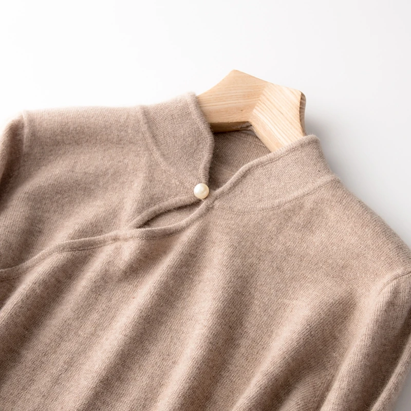 100% Pure Cashmere Knitted Sweaters Female Sexy Fashion Jumpers Winter Warm Soft Woman Pullovers 5Colors long Sleeve Sweater 100% Pure Cashmere Knitted Sweaters Female Sexy Fashion Jumpers Winter Warm Soft Woman Pullovers 5Colors long Sleeve Sweater
