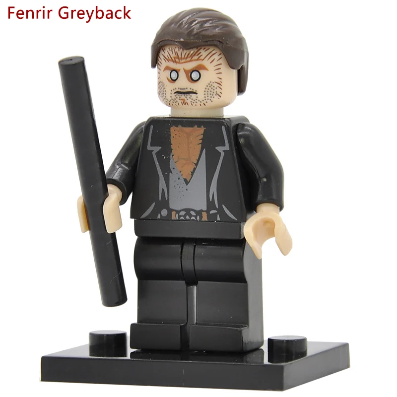 Fenrir Greyback Одиночная Классическая фигурка Гарри Джинни Рон Уизли Лорд Волдеморт Драко Снейп Малфой Луна Дамблдор строительный игрушечный конструктор - Цвет: Fenrir Greyback
