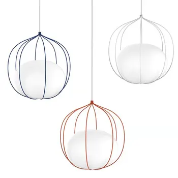 

Nordic makaron series new designer Peach Girl warm bedroom chandelier dining room lamp model room bedside