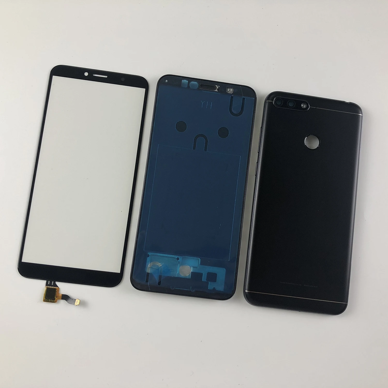 for Huawei Honor 7A pro Aum-l29 Housing Front Frame+Battery Cover Back Cover+Touch Screen Digitizer Glass Panel+logo | Мобильные