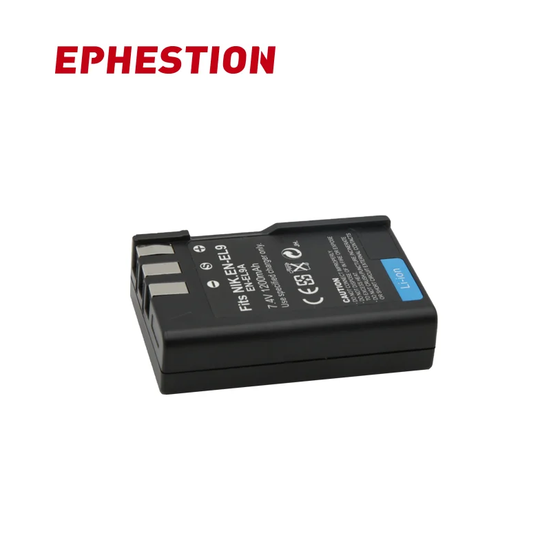 EPHESTION EN-EL9 EN EL9 EN-EL9a EL9a батарея для цифровой камеры AKKU Nikon D40 D60 D40X D5000 D300 L15 батареи |
