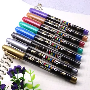 Metallic Marker Pens, Morfone Set of 10 Colors Paint Markers for Card  Making, Ro