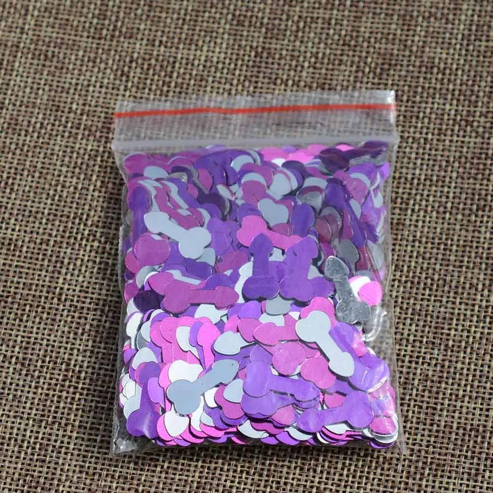 1 Package(about 16g) Willy Penis Confetti Sequins Bachelorette Party Decoration Confetti Wedding Table Decor Hen Party Supplies