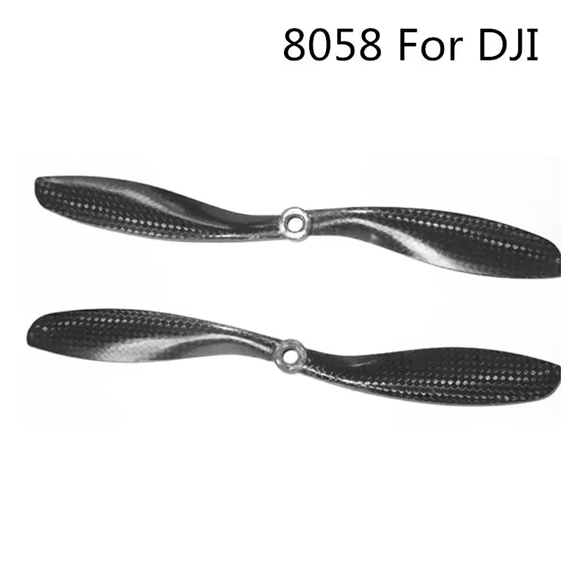 1 Pairs 8.0x5.8 8&quot 3K Carbon Fiber Propeller CW CCW 8058 CF Props Propellers for DJI Motor Model Drone Accessory | Игрушки и хобби