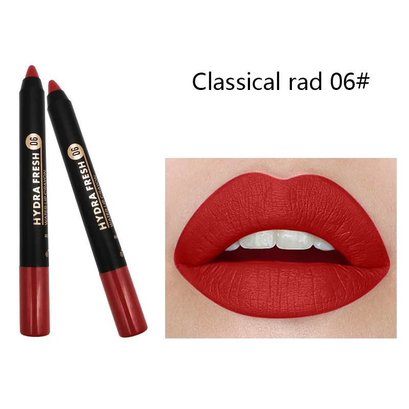 9 color Lip Liner Pencils Lipstick Waterproof Long Lasting moisturizing Pigments sexy Color - Цвет: 06