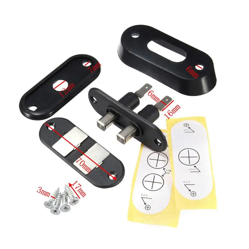 Black Sliding Door Lock Contact Switch For Car Van Alarm Central Locking Systems For T4 Car