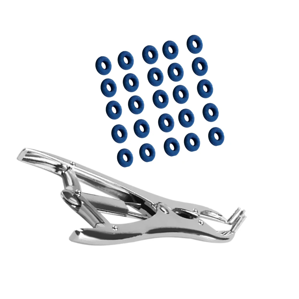 ELASTRATOR Castrating PLIERS Rubber Ring Applicator CASTRATORS Docking+RINGS