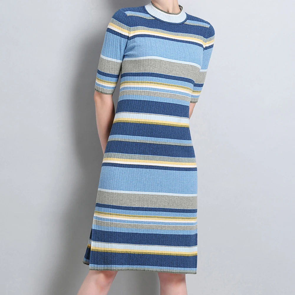 

2019 New Autumn Winter Warm Sweater Dress Women Sexy Slim Bodycon Dress Female Round Neck Long Sleeve Knitted Dress Vestidos