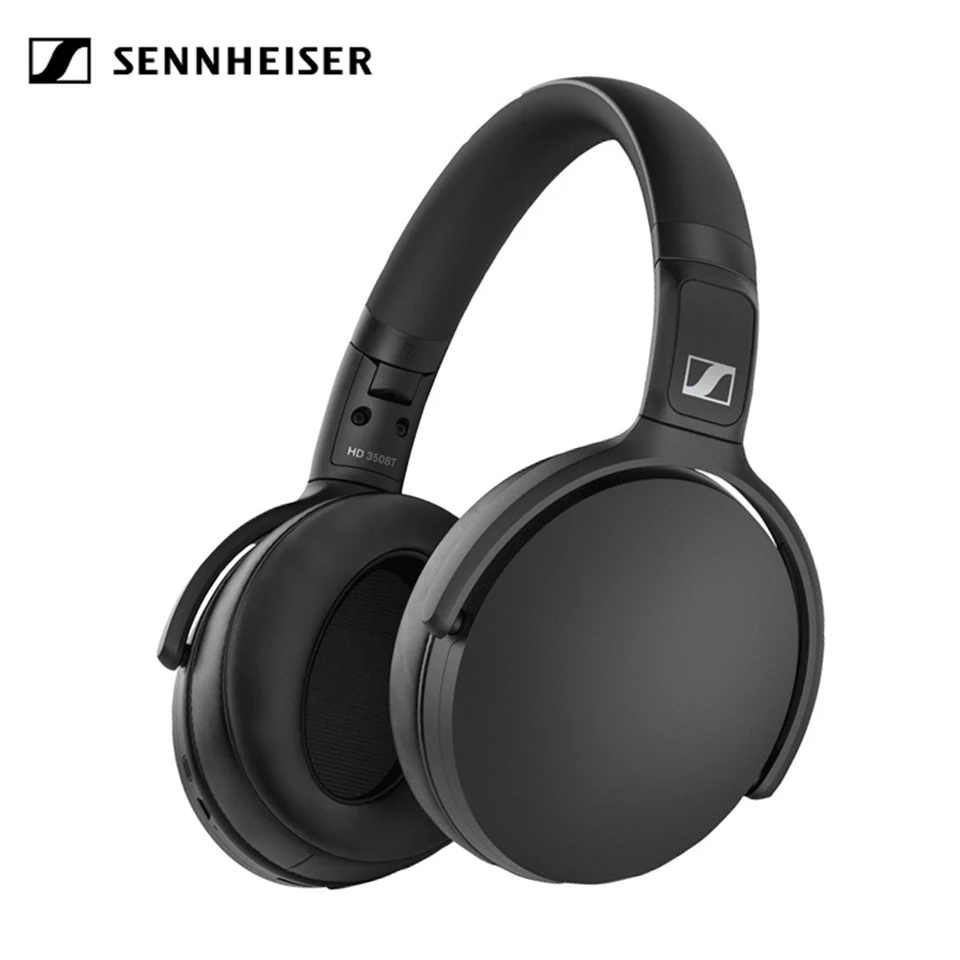 Sennheiser HD 350BT Wireless Headphone Bluetooth 5.0 Earphone Sport Gaming Headset Deep Bass Music Foldable with Mic Fast Charge