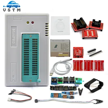 

VSTM 100% Original New V9.0 TL866II Plus Universal Minipro Programmer+28 Adapters+Test Clip TL866 PIC Bios High speed Programmer