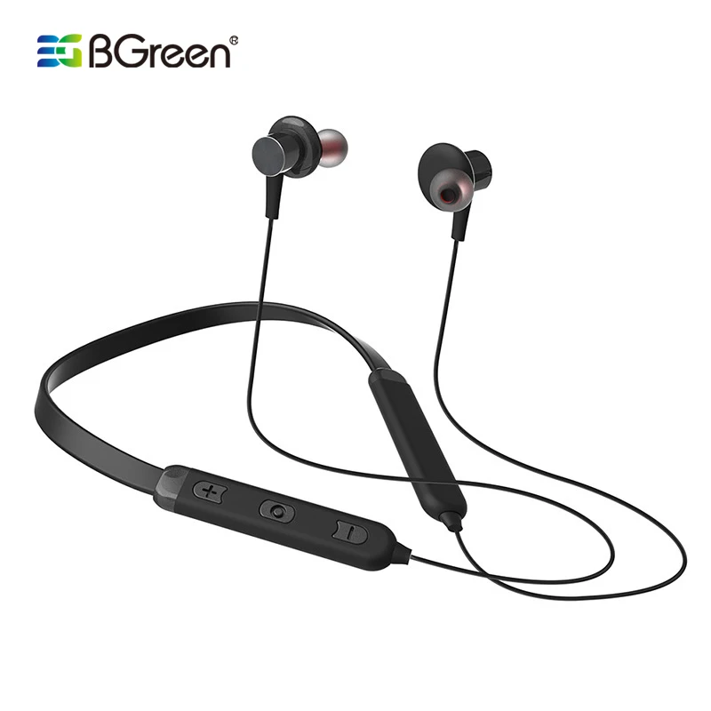 BGreen Bluetooth Sports Earphone Wireless Stereo Headset Support Active Noise Cancelling Multi Connection With Microphone | Электроника