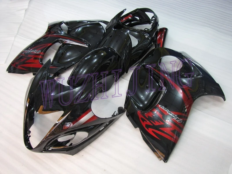 Мотоцикл обтекатель GSX R1300 2011 мотоцикл обтекатель GSX R1300 2012 жемчуг красные черные линии набор для всего тела GSXR 1300 2008 - Цвет: INJECTION mold